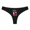 Culotte Tanga Personnalisé Femme Nail Art Kopia Jpeux Pas - sous-Vêtement Coton Idée Cadeau Humour Saint Valentin Anniversaire