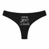 Culotte Tanga Personnalisé Femme Marathon Kopia Jpeux Pas - sous-Vêtement Coton Idée Cadeau Humour Saint Valentin Anniversaire