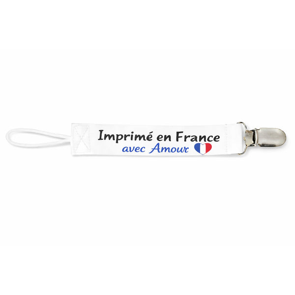 Attache tétine pour prénom Noah – Roi de la tétine | Cadeau naissance bébé garçon personnalisé