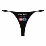 String Femme Voyages - sous-Vêtement Coton Idée Cadeau Humour Saint Valentin Anniversaire