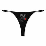 String Femme Kick Boxing Jpeux Pas - sous-Vêtement Coton Idée Cadeau Humour Saint Valentin Anniversaire