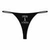 String Femme Baseball Jpeux Pas - sous-Vêtement Coton Idée Cadeau Humour Saint Valentin Anniversaire