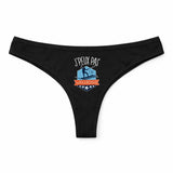 Culotte Tanga Personnalisé Femme Wakeboard Kopia Jpeux Pas - sous-Vêtement Coton Idée Cadeau Humour Saint Valentin Anniversaire