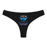 Culotte Tanga Personnalisé Femme Rafting Kopia Jpeux Pas - sous-Vêtement Coton Idée Cadeau Humour Saint Valentin Anniversaire