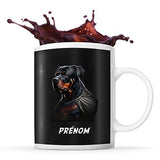 Mug personnalisable Prénom Rottweiler