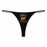 String Femme Jeux de Role Jpeux Pas - sous-Vêtement Coton Idée Cadeau Humour Saint Valentin Anniversaire