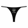 String Femme Tennis Jpeux Pas - sous-Vêtement Coton Idée Cadeau Humour Saint Valentin Anniversaire
