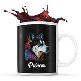 Mug personnalisable Prénom Husky de Sibérie