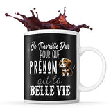 Mug personnalisable Prénom Beagle