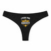 Culotte Tanga Personnalisé Femme Jpeux Pas Crossfit Kopia Jpeux Pas - sous-Vêtement Coton Idée Cadeau Humour Saint Valentin Anniversaire