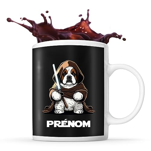 Mug personnalisable Prénom Saint Bernard