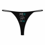 String Femme Stock Femme l - Piano Jpeux Pas - sous-Vêtement Coton Idée Cadeau Humour Saint Valentin Anniversaire