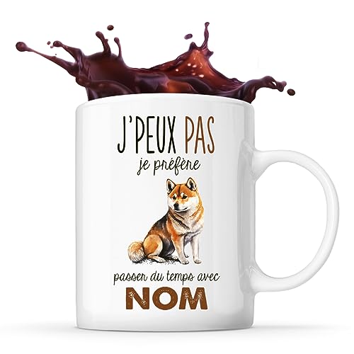 Mug personnalisable Prénom Shiba inu