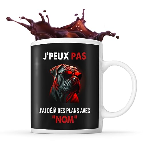 Mug personnalisable Prénom Shar Pei