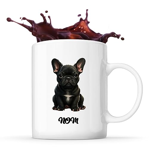 Mug personnalisable Prénom bouledogue français