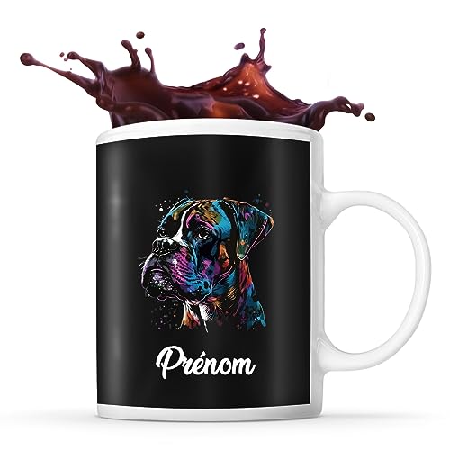 Mug personnalisable Prénom boxer