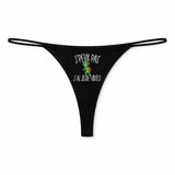 String Femme Jeux Video Tortue Jpeux Pas - sous-Vêtement Coton Idée Cadeau Humour Saint Valentin Anniversaire