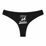 Culotte Tanga Personnalisé Femme Horseball Kopia Jpeux Pas - sous-Vêtement Coton Idée Cadeau Humour Saint Valentin Anniversaire