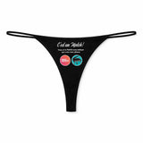 String Femme Piano - sous-Vêtement Coton Idée Cadeau Humour Saint Valentin Anniversaire