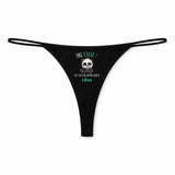 String Femme Lilou Pas Touche - sous-Vêtement Coton Idée Cadeau Humour Saint Valentin Anniversaire