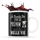 Mug personnalisable Prénom Dogue Argentin