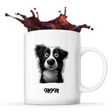 Mug personnalisable Prénom border collie