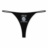 String Femme Paintball Jpeux Pas - sous-Vêtement Coton Idée Cadeau Humour Saint Valentin Anniversaire