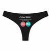 Culotte Tanga Personnalisé Femme Caravane - sous-Vêtement Coton Idée Cadeau Humour Saint Valentin Anniversaire