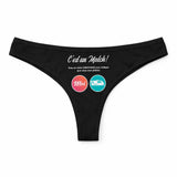 Culotte Tanga Personnalisé Femme Caravane - sous-Vêtement Coton Idée Cadeau Humour Saint Valentin Anniversaire