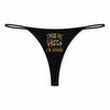 String Femme Carnaval Jpeux Pas - sous-Vêtement Coton Idée Cadeau Humour Saint Valentin Anniversaire