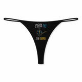 String Femme Guitare Guitariste Jpeux Pas - sous-Vêtement Coton Idée Cadeau Humour Saint Valentin Anniversaire