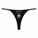 String Femme J_Peux Pas Basketball Jpeux Pas - sous-Vêtement Coton Idée Cadeau Humour Saint Valentin Anniversaire