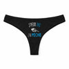 Culotte Tanga Personnalisé Femme Peche Boite Bleu Jpeux Pas - sous-Vêtement Coton Idée Cadeau Humour Saint Valentin Anniversaire