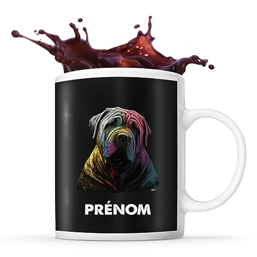 Mug personnalisable Prénom Shar Pei