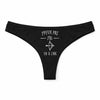 Culotte Tanga Personnalisé Femme J Peux Pas Tir A l Arc Kopia Jpeux Pas - sous-Vêtement Coton Idée Cadeau Humour Saint Valentin Anniversaire