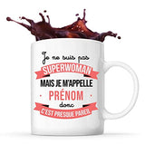 Mug personnalisable Prénom Superman / Superwoman - Planetee