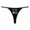 String Femme Moto 2 - sous-Vêtement Coton Idée Cadeau Humour Saint Valentin Anniversaire
