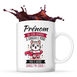 Mug personnalisable Prénom changez le monde (et ma couche!) - Planetee