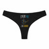 Culotte Tanga Personnalisé Femme Guitare Guitariste Kopia Jpeux Pas - sous-Vêtement Coton Idée Cadeau Humour Saint Valentin Anniversaire