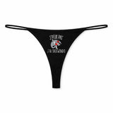 String Femme Taekwondo Jpeux Pas - sous-Vêtement Coton Idée Cadeau Humour Saint Valentin Anniversaire