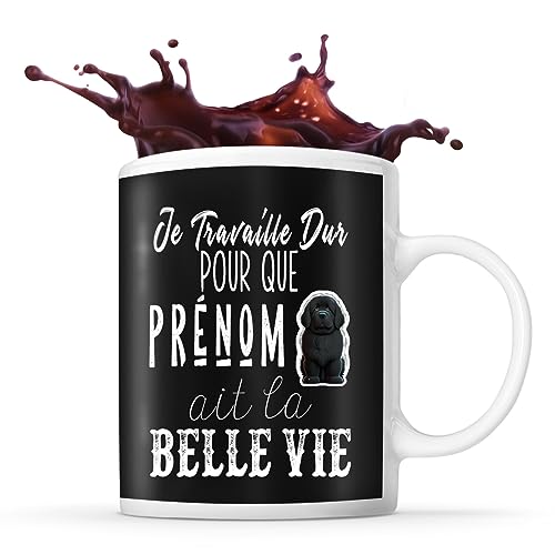 Mug personnalisable Prénom Terre-Neuve