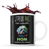 Mug personnalisable Prénom bichon maltais