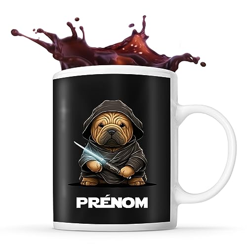 Mug personnalisable Prénom Shar Pei