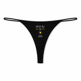 String Femme Jpeux Pas Apero Jpeux Pas - sous-Vêtement Coton Idée Cadeau Humour Saint Valentin Anniversaire