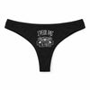 Culotte Tanga Personnalisé Femme Photo Kopia Jpeux Pas - sous-Vêtement Coton Idée Cadeau Humour Saint Valentin Anniversaire