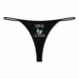 String Femme Bowling Jpeux Pas - sous-Vêtement Coton Idée Cadeau Humour Saint Valentin Anniversaire