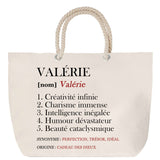 Sac Fête des Mères Mamie Famille Idée Cadeau anniversaire Noël Travail Boulot Métier Départ Retraite Collègue Femme cabas shopping plage
