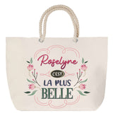 Sac Fête des Mères Mamie Famille Idée Cadeau anniversaire Noël Travail Boulot Métier Départ Retraite Collègue Femme cabas shopping plage
