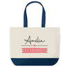 Sac de shopping bleu Amélie en Vacances