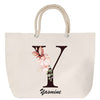 Sac Fête des Mères Mamie Famille Idée Cadeau anniversaire Noël Travail Boulot Métier Départ Retraite Collègue Femme cabas shopping plage